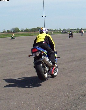 keith sits down a stoppie